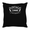 vintage aged to perfection Throw Pillow