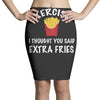 exercise vs extra fries Pencil Skirts