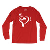 music heart rock baseball jersey Long Sleeve Shirts