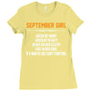 September Girl Hated By Many Ladies Fitted T-Shirt