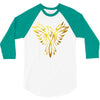 Phoenix Tribal Bird 3/4 Sleeve Shirt