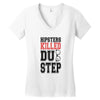 hipsters killed dubstep Women's V-Neck T-Shirt