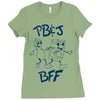 peanut butter and jelly bff Ladies Fitted T-Shirt