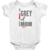 I Wear Grey For My Mom (Brain Cancer Awareness) Baby Onesie