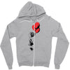 red balloons Zipper Hoodie