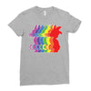 Goku Rainbow T-Shirt Ladies Fitted T-Shirt