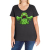 toxic monster 2 Ladies Curvy T-Shirt