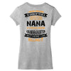 Super Cool Nana Of A Freaking Awesome Granddaughter Women's V-Neck T-Shirt