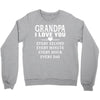 I Love You Grandpa Crewneck Sweatshirt