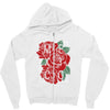 mexico with roses Zipper Hoodie