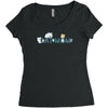 cat mom Women's Triblend Scoop T-shirt
