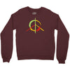 peace simbol Crewneck Sweatshirt