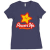 power up Ladies Fitted T-Shirt