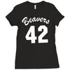 beavers 42 Ladies Fitted T-Shirt