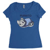 blanket purrito Women's Triblend Scoop T-shirt
