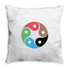 zentao symbol as evolution of the tao (yin yang) Throw Pillow