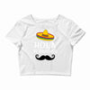 hola bitchachos Crop Top