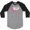 find a cure save a life 3/4 Sleeve Shirt