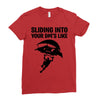 sliding into your dm's like Ladies Fitted T-Shirt