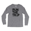 run the trap mens trap music t shirt dope swag hipster flosstradamus t Long Sleeve Shirts