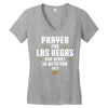 Prayer for Las Vegas, Our Heart Is With You, 2017 Women's V-Neck T-Shirt