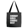 chubby girls cuddle best Tote Bags