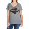 coklat adventure Ladies Curvy T-Shirt
