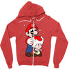 mario licking toad Zipper Hoodie