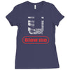 blow me Ladies Fitted T-Shirt