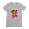 Fries Before Guys Ladies Fitted T-Shirt