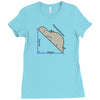 hypotenuse math humor Ladies Fitted T-Shirt