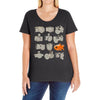 fisheye lens Ladies Curvy T-Shirt