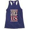 harvey can't stop us Racerback Tank
