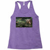 dinosaur attack Racerback Tank