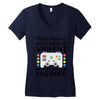 i love video games Women's V-Neck T-Shirt