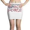 United States Space Force American Flag Mini Skirts