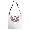 i don't give a crappe Adjustable Strap Totes
