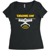 drone on Women's Triblend Scoop T-shirt