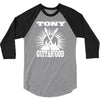 guitar god t shirt personalised guitarists 3/4 Sleeve Shirt