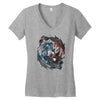 game of dragons Women's V-Neck T-Shirt