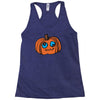 goofy pumpkin Racerback Tank