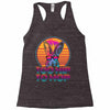 Too Hip To Hop  Bunny Easter Racerback Tank