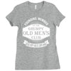 new grumpy old men's club Ladies Fitted T-Shirt
