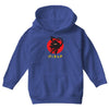 love ninja monkey banana Youth Hoodie