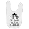 queens are born in december (2) Baby Bibs