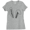 bunny ears Ladies Fitted T-Shirt
