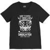 Life After Death Mess With My Daughter V-Neck Tee