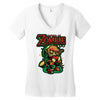 legend of zombies Women's V-Neck T-Shirt