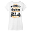 Super Cool Mother In Law Of A Freaking Awesome Son In Law Women's V-Neck T-Shirt