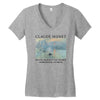 Claude Monet impression Sunrise Women's V-Neck T-Shirt
